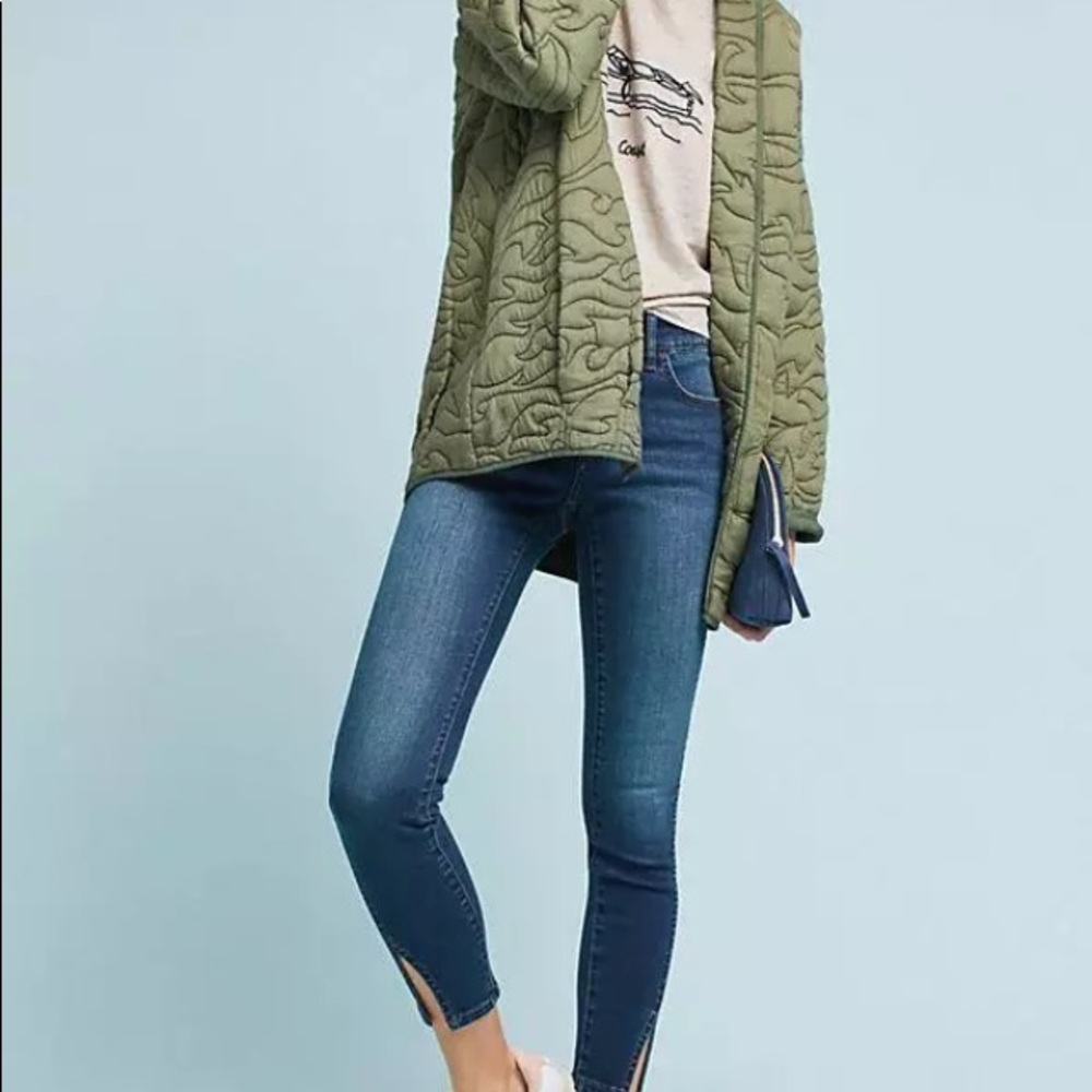 ANTHROPOLOGIE PILCRO MID RISE SKINNY JEANS 30 - Picture 1 of 7